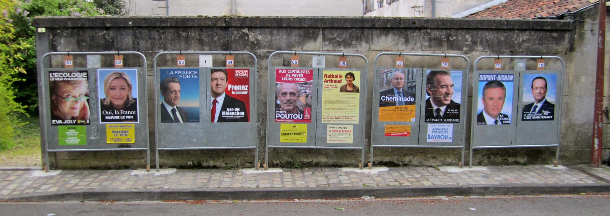 MyFrenchLife™ - MyFrenchLife.org - 2017 - French Legislative Elections - French politics - French election process - political posters 2012