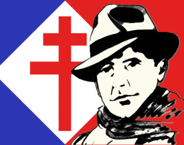 MyFrenchLife™ - MyFrenchLife.org - Jean Moulin - French Resistance - World War Two - French History - Charles de Gaulle - Poster