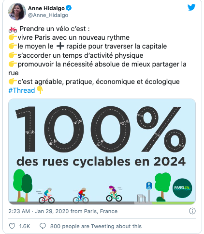 Paris bicycle revolution: COVID accelerates Paris going Green