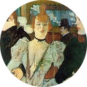 MyFrenchLife™ – MyFrenchLife.org – Louse Weber – La Goulue – Henri de Toulouse-Lautrec – Moulin Rouge – cancan – Toulouse Lautrec painting